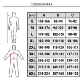 Kép 2/2 - Coveron Max mérettáblázat