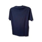 Kép 2/2 - Altamira sötétkék kerek nyakú pamut póló