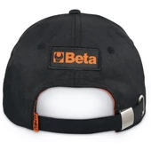 Kép 3/3 - Beta fekete baseball sapka narancs színű &quot;Beta&quot; felirattal