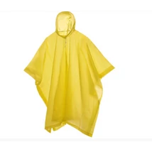 sárga esővédő poncsó
