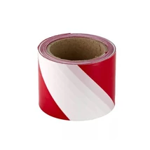 Piros fehér jelzőszalag