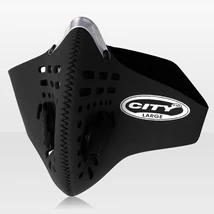 Respro City fekete sportmaszk fehér "City" felirattal oldalán