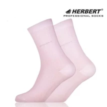Herbert fehér elegant hosszabb szárú zokni