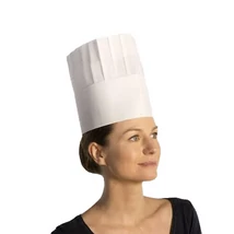 Lucullus fehér papír kukta-szakácssapka