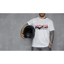 Altamira fehér kerek nyakú póló piros Workwear felirattal