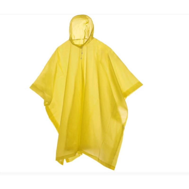 sárga esővédő poncsó