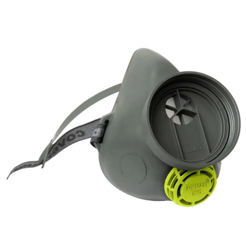 Coverguard Eurmask Uno szürke félálarc neon szeleppel