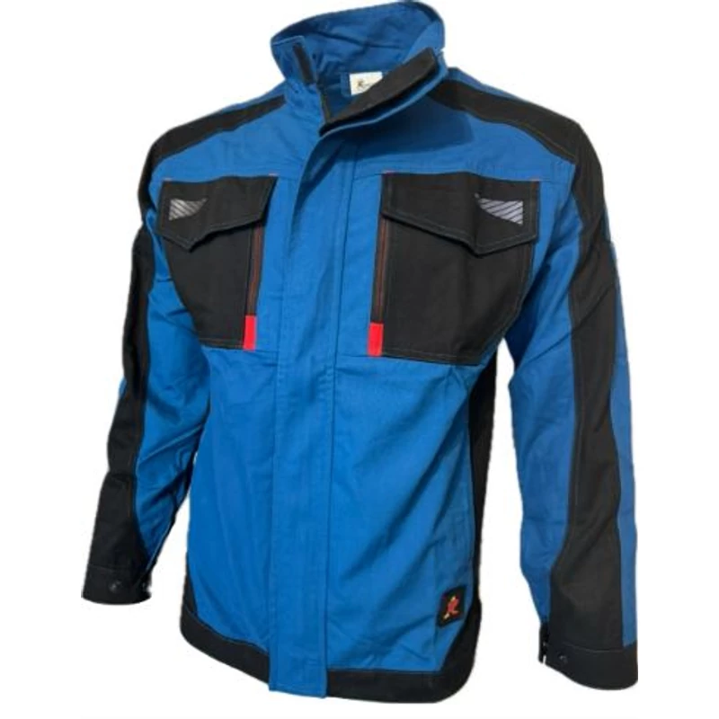 Rewear PRO kék dzseki fekete csíkkal a karján