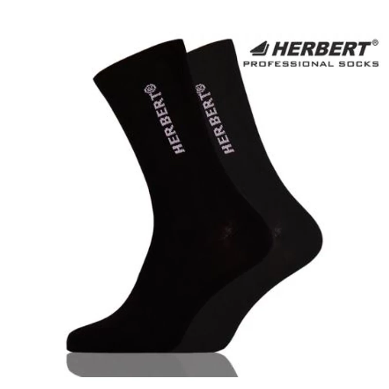 Herbert fekete active hosszabb szárú sportzokni