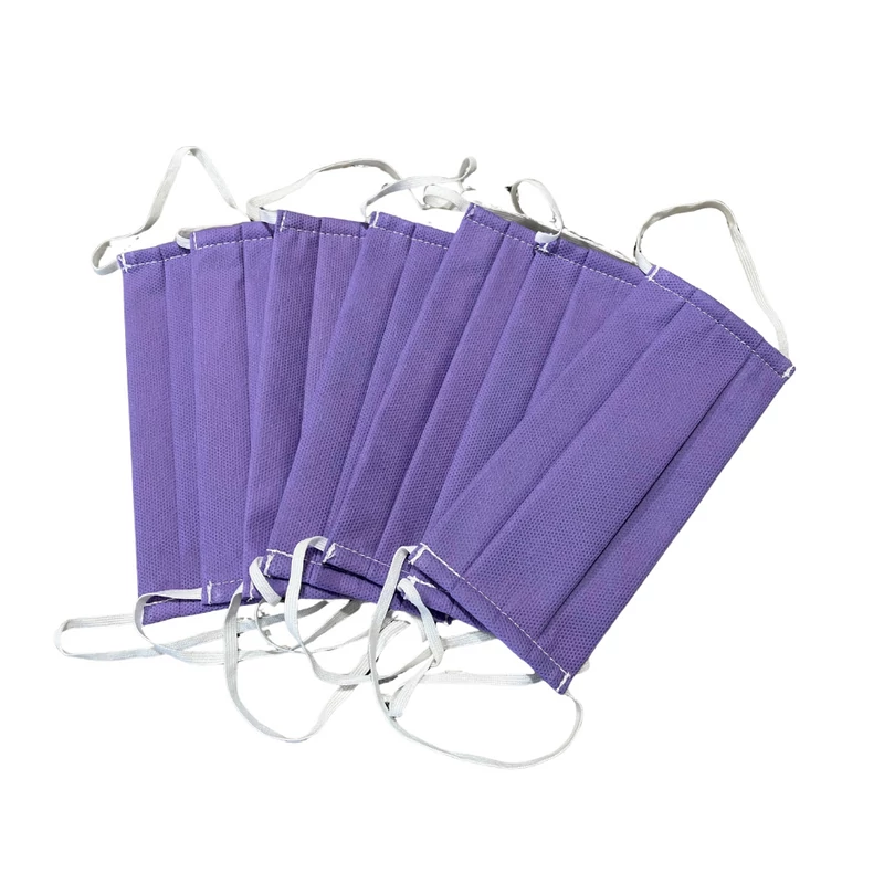 Textil lila szájmaszk