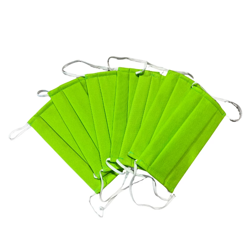 Textil zöld szájmaszk