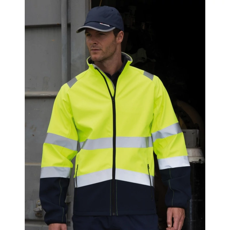 R450X láthatósági softshell kabát