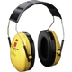 3M Peltor Optime I. citromsárga zajvédő fültok fekete fejpánttal