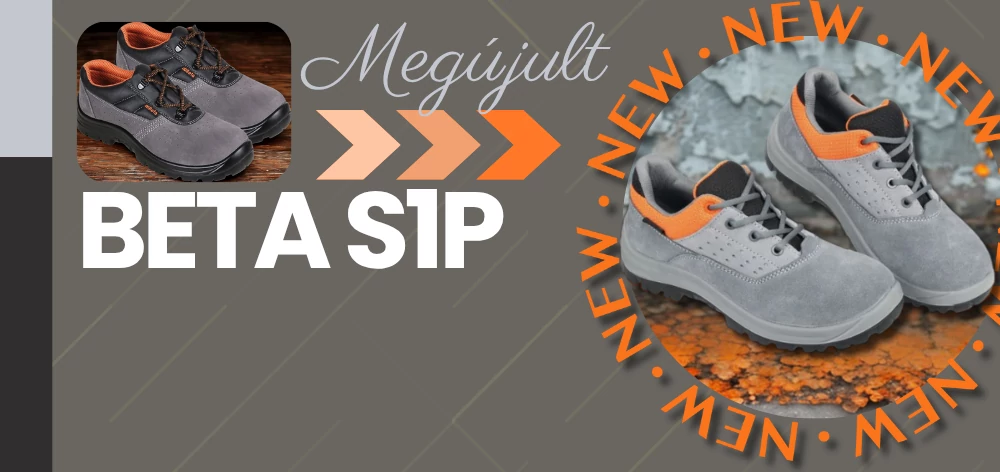 Megújult Beta S1P cipőnk